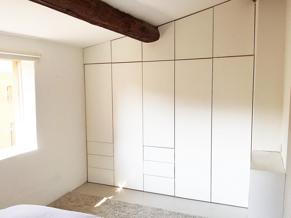 Cr�ation d'un Duplex dans le centre historique d'Aix : Chambre