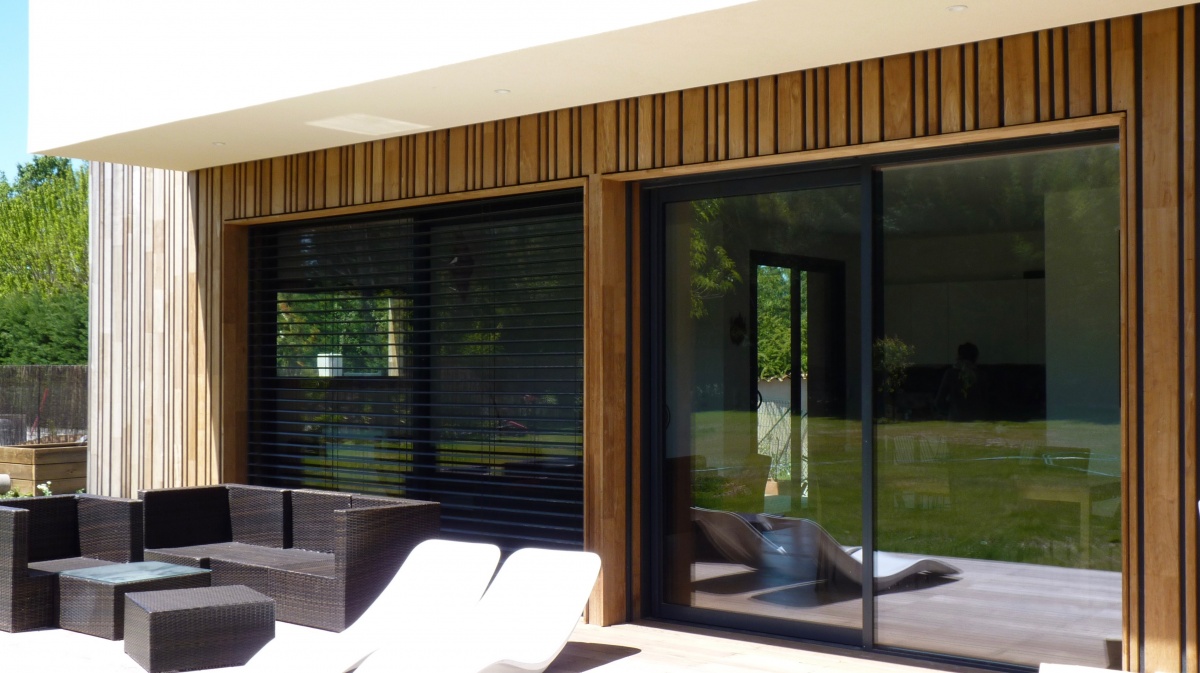 Conception d�une maison contemporaine � � travers champs � : image_projet_mini_107156