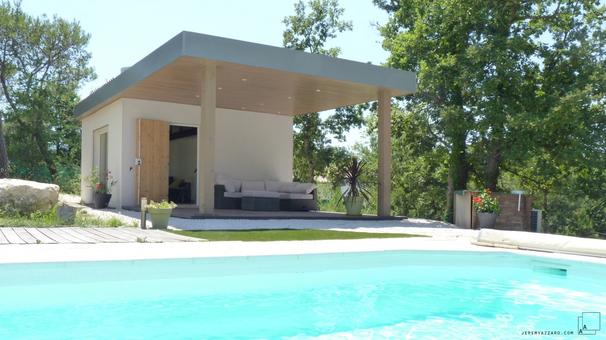 Cr�ation d�une d�pendance estivale � pavillon des pins �