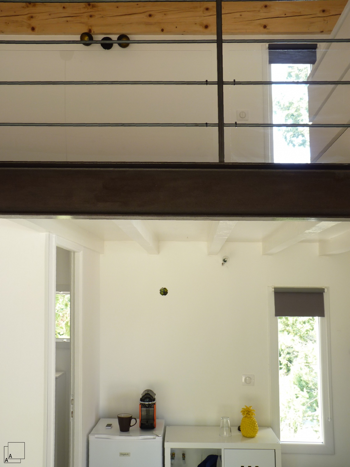 Cr�ation d�une d�pendance estivale � pavillon des pins � : fenetre-bandeau-vertical-double-hauteur-azzaro-jeremy-architecte-min