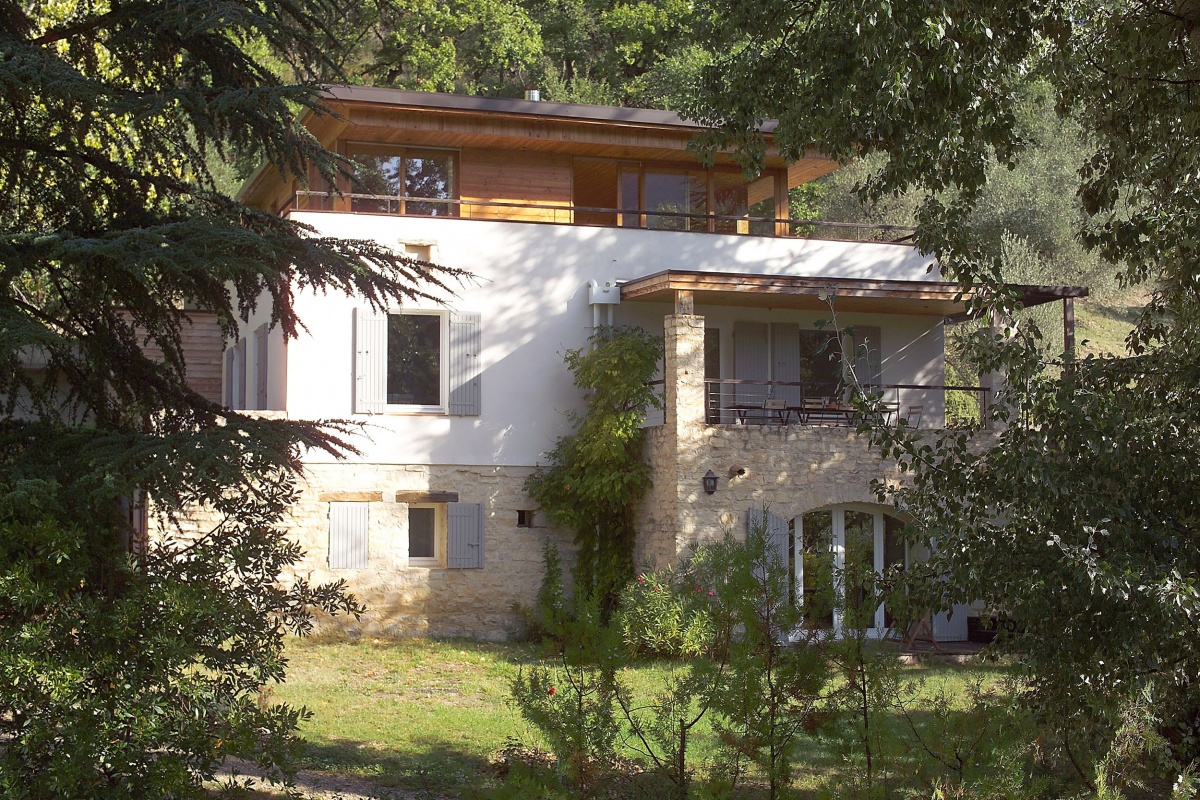 B�nivay : AHA-sur�l�vation ossature bois piscine