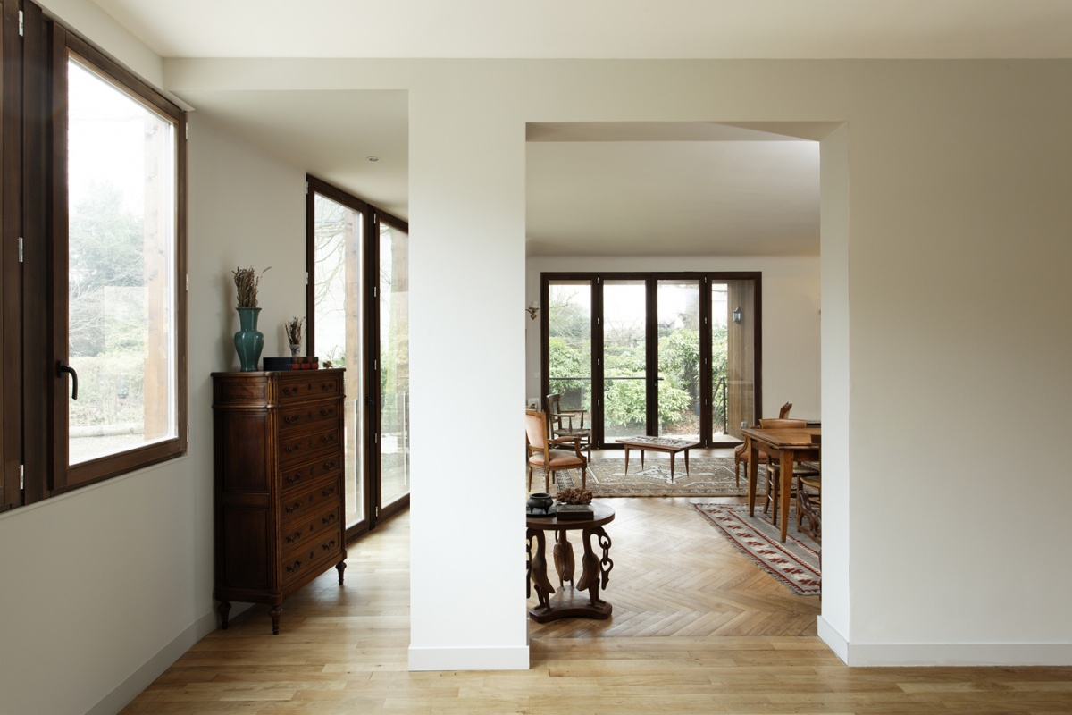 R�habilitation et extension d�une maison priv�e en 3 logements collectifs priv�e : AHA-extension r�habilitation