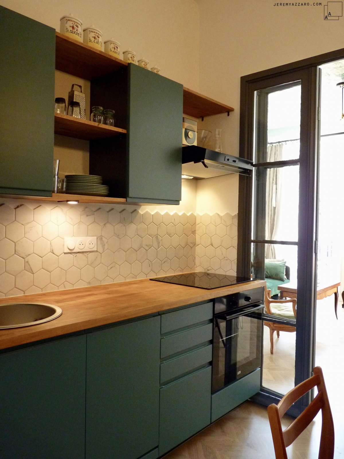 Cr�ation de deux appartements � angle deux vies � : transformation-appartement-cuisine-jeremy-azzaro-architecte-min