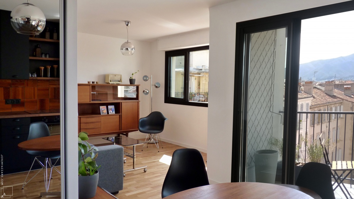Transformation par division d�un appartement � en enfilade �