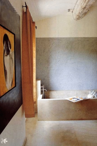 Maison contemporaine � Eygali�res : Salle de bain
