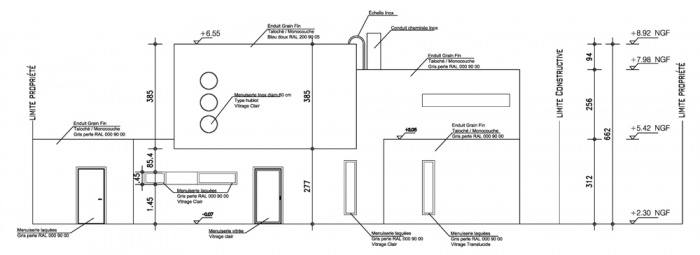 Villa Setoise : Fa�ade Nord