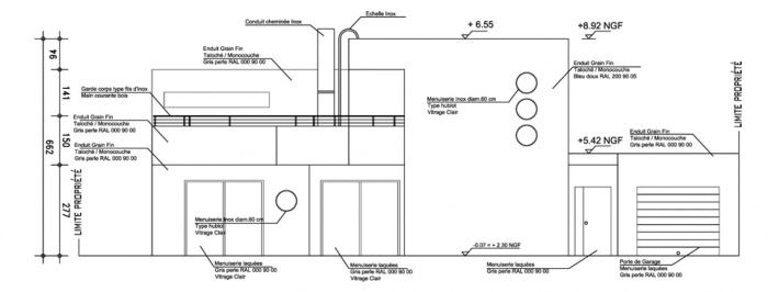 Villa Setoise : Fa�ade Sud