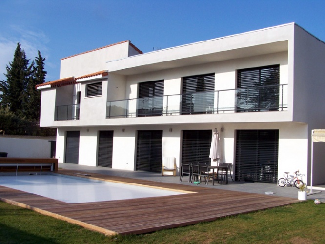 Maison contemporaine � Juvignac