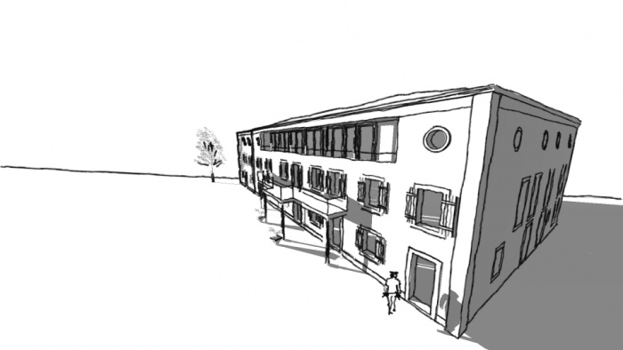 R�novation b�timent dans l'Aude : Esperaza elegant balkon2