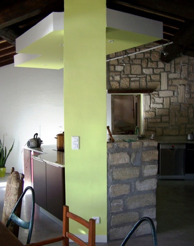 Restructuration Int�rieure : RDP - L\'ilot central comme �l�ment structurant l\'espace