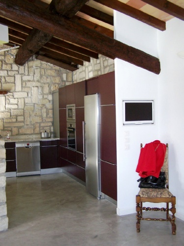 Restructuration Int�rieure : RDP - Ecran TV dans cloison