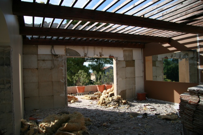 R�am�nagement Complet  d'une Villa sur deux niveaux : D�molitions en cours