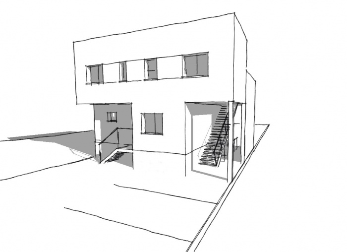 2 logements b�timent contemporain : Bruneau2