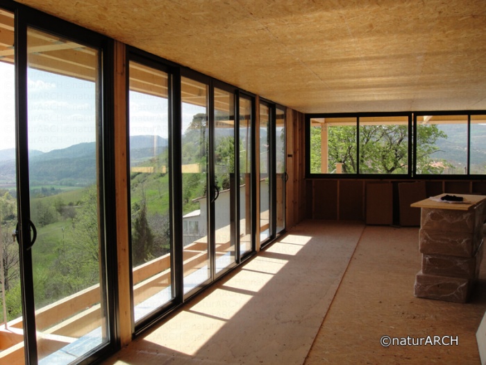 Maison et bureaux � �nergie positive : chantier6