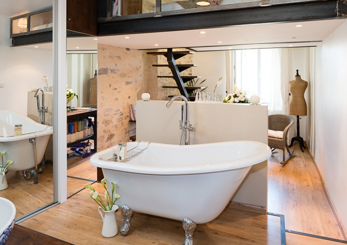 Suite parentale Style industriel - moderne dans Immeuble class� XVIIe