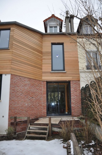 R�habilitation et extension bois BBC d'une maison : DSC_0025-2