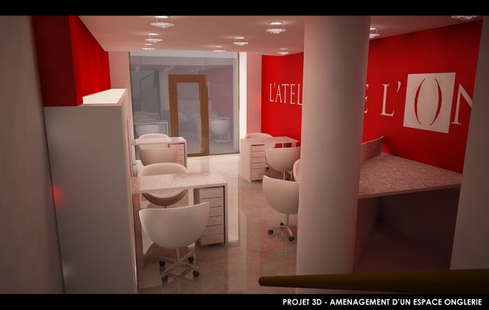 Am�nagement int�rieur d'une onglerie : rendu prop 2