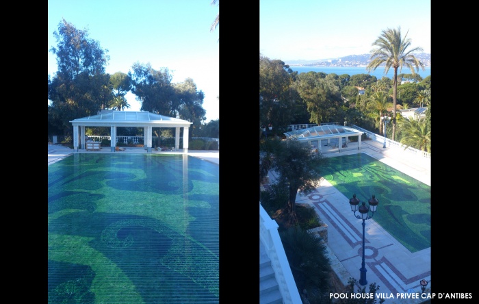 Maison individuelle au Cap d'Antibes : hierro project christophe hierro architecte dplg ravalement de fa�ade creation pool house amenagement piscine maison individuelle luxe prestige cap-d-antibes 2