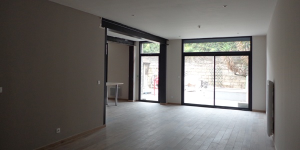 R�novation Maison F : Vue du salon