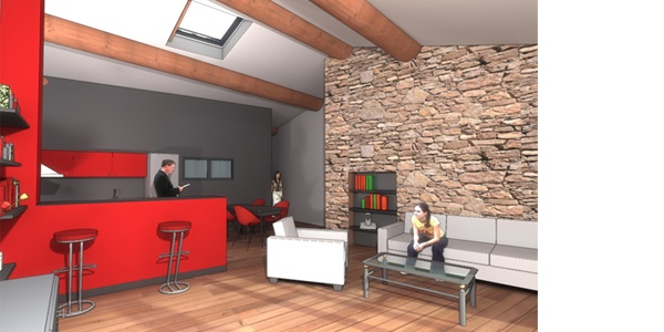 R�habilitation Pailli�re : Un grand espace de vie