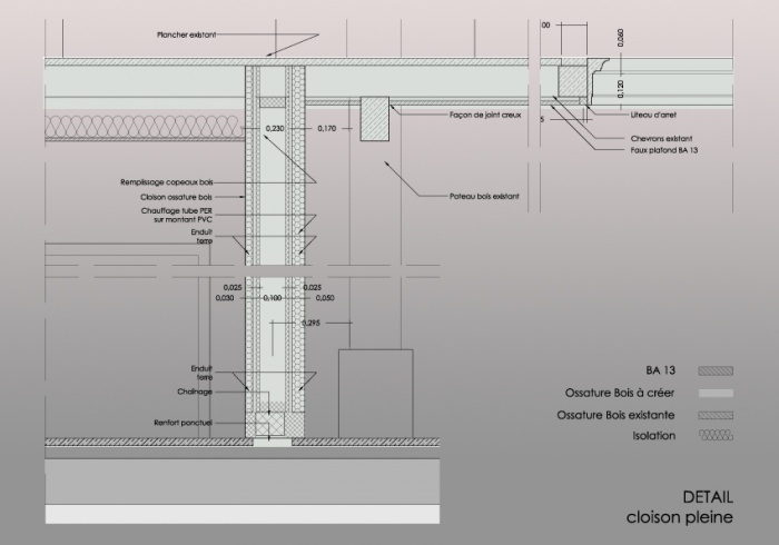 R�am�nagement d'un th��tre et mise en conformit� : DETAIL