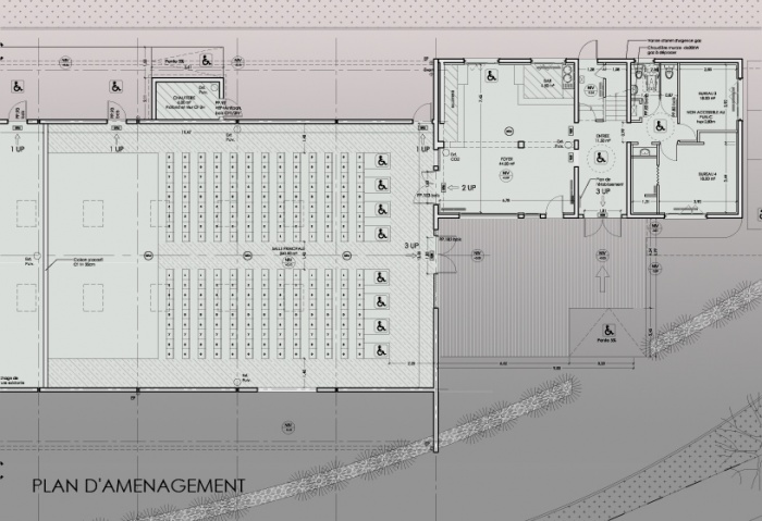 Accessibilit� du th��tre� l'acte et mise en conformit� : 3 N 0