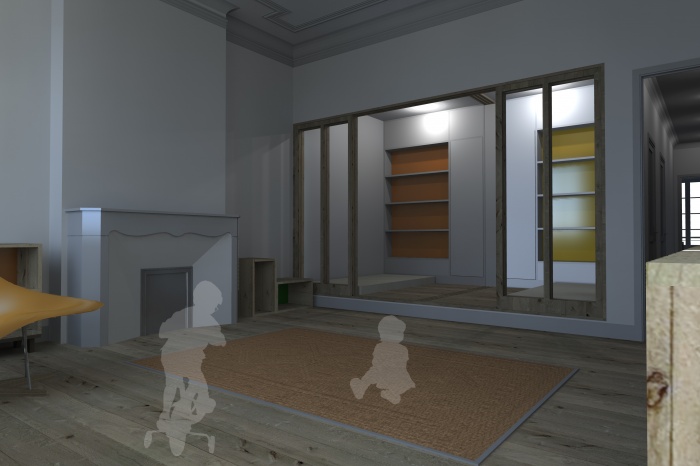 R�novation d'un 3 fen�tres marseillais : Int pt salon S_enfant