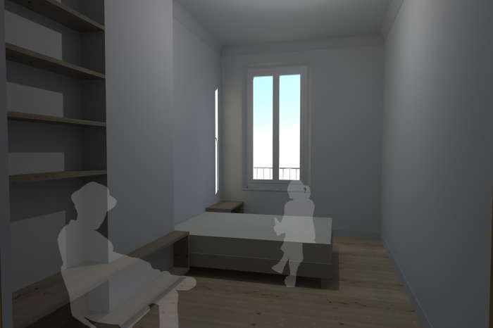 R�novation d'un 3 fen�tres marseillais : Int cuisine N_1