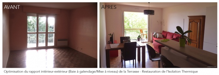 Recomposition d'un appartement ann�es 70