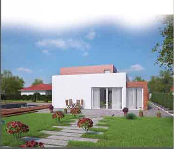 Mison ossature bois : C�t� entr�e