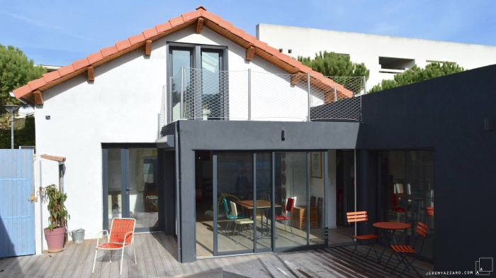 Recomposition int�rieure d�une maison marseillaise avec extension contemporaine : image_projet_mini_91055