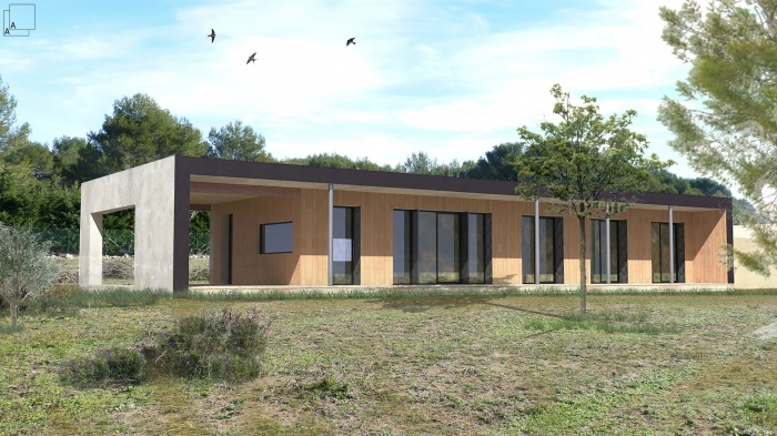 Conception d�une maison contemporaine en bois